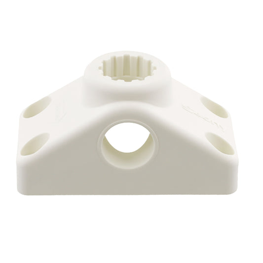 Scotty Combination Side Deck Mount White 241WH